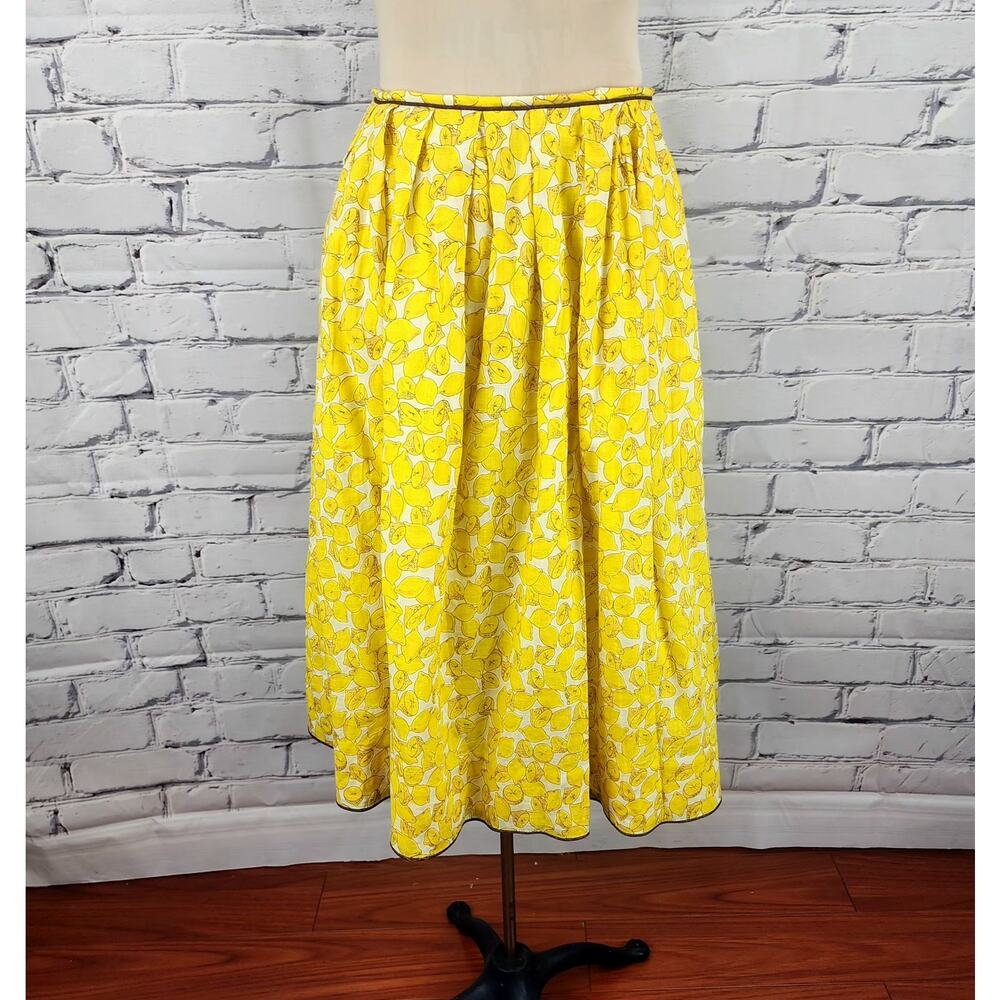 Anthropologie Skirt Moulinette Soeurs Womens S Lemons prariecore Cottagecore